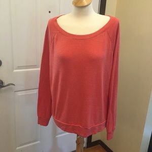Mossimo Coral Long Sleeve Top